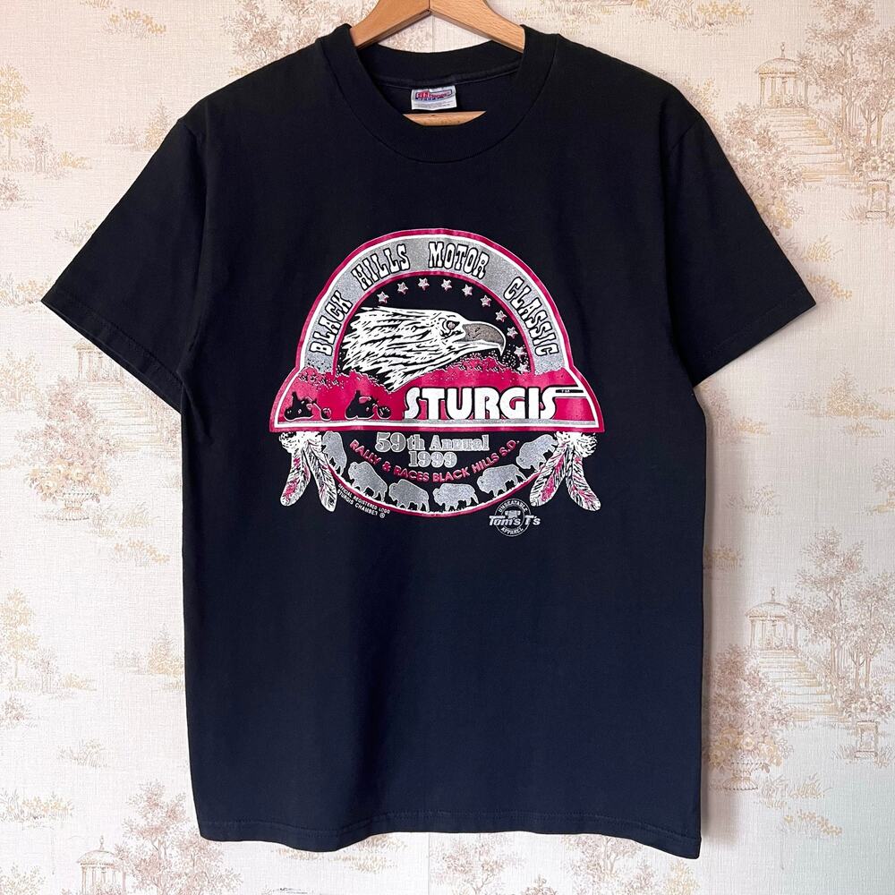 Vintage 1999 Sturgis Bike Rally T-Shirt | NWOT Tom's T's | Size M